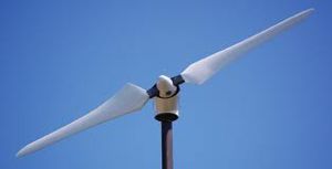 Fig 9(b) Two blade turbine